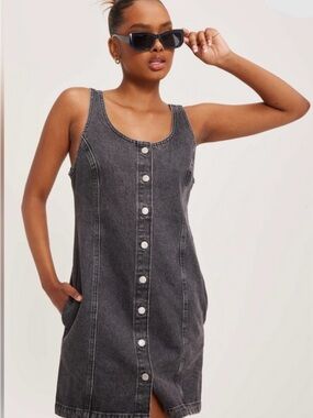 Levi's Tuli Sleeveless Denim (100% Cotton) Mini Dress - sz M